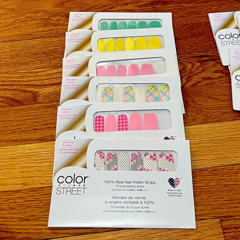 6 Sets of Color Street Polish - Spring Neutrals